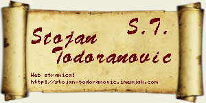 Stojan Todoranović vizit kartica